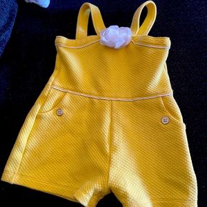 Janie and Jack Yellow Romper